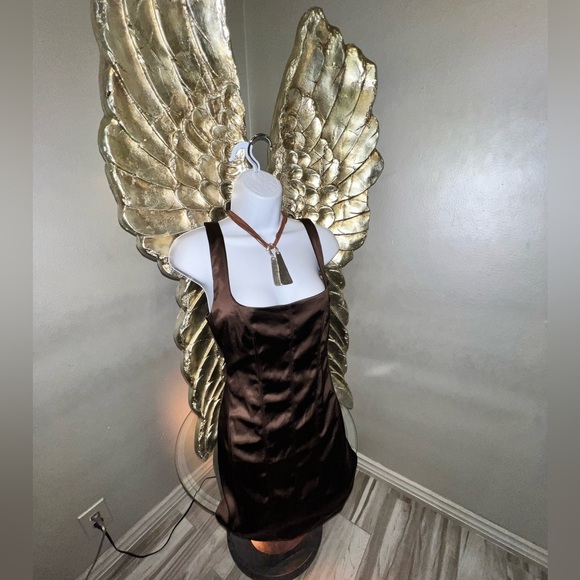 Ten by Babaton- Aritzia Mocha Curve Hugging Premiere Dress, 4 - Picture 7 of 14